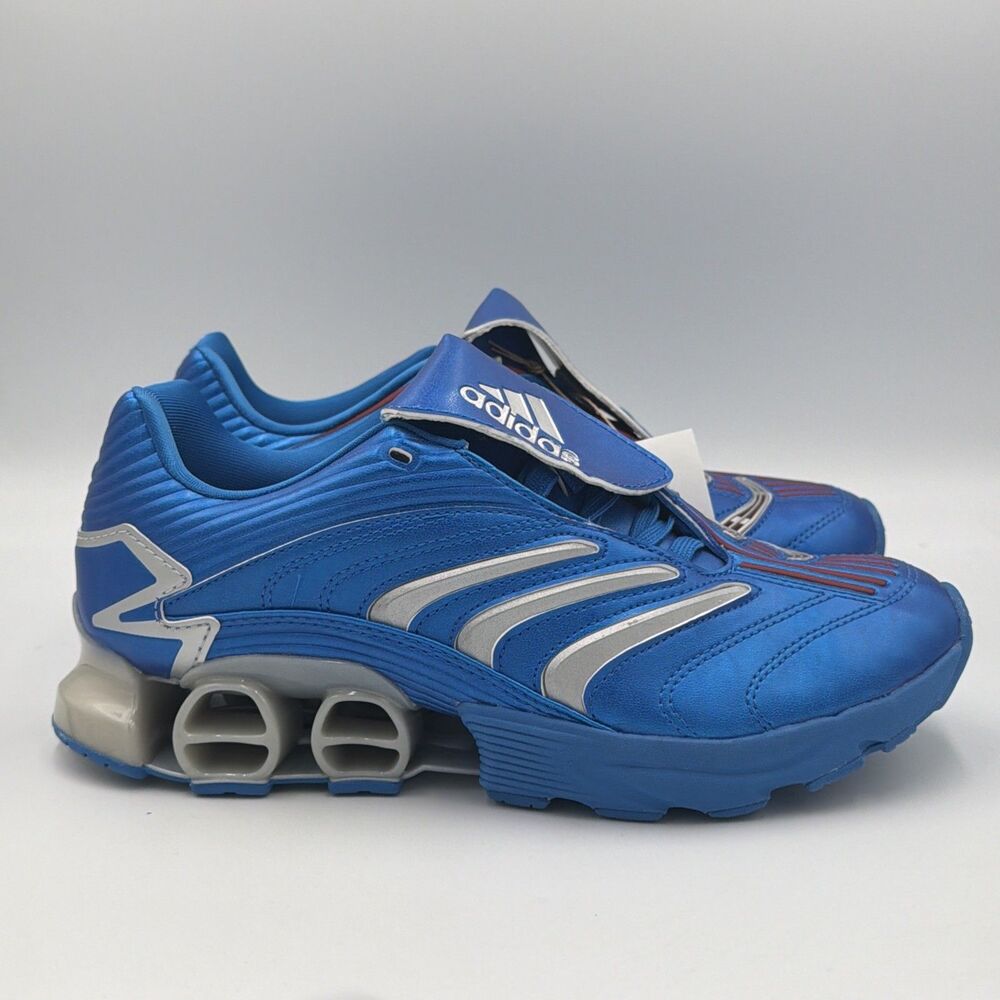 Adidas Men's Predator Megaride Metallic Blue Lifestyle New Shoes JI3515 size 6